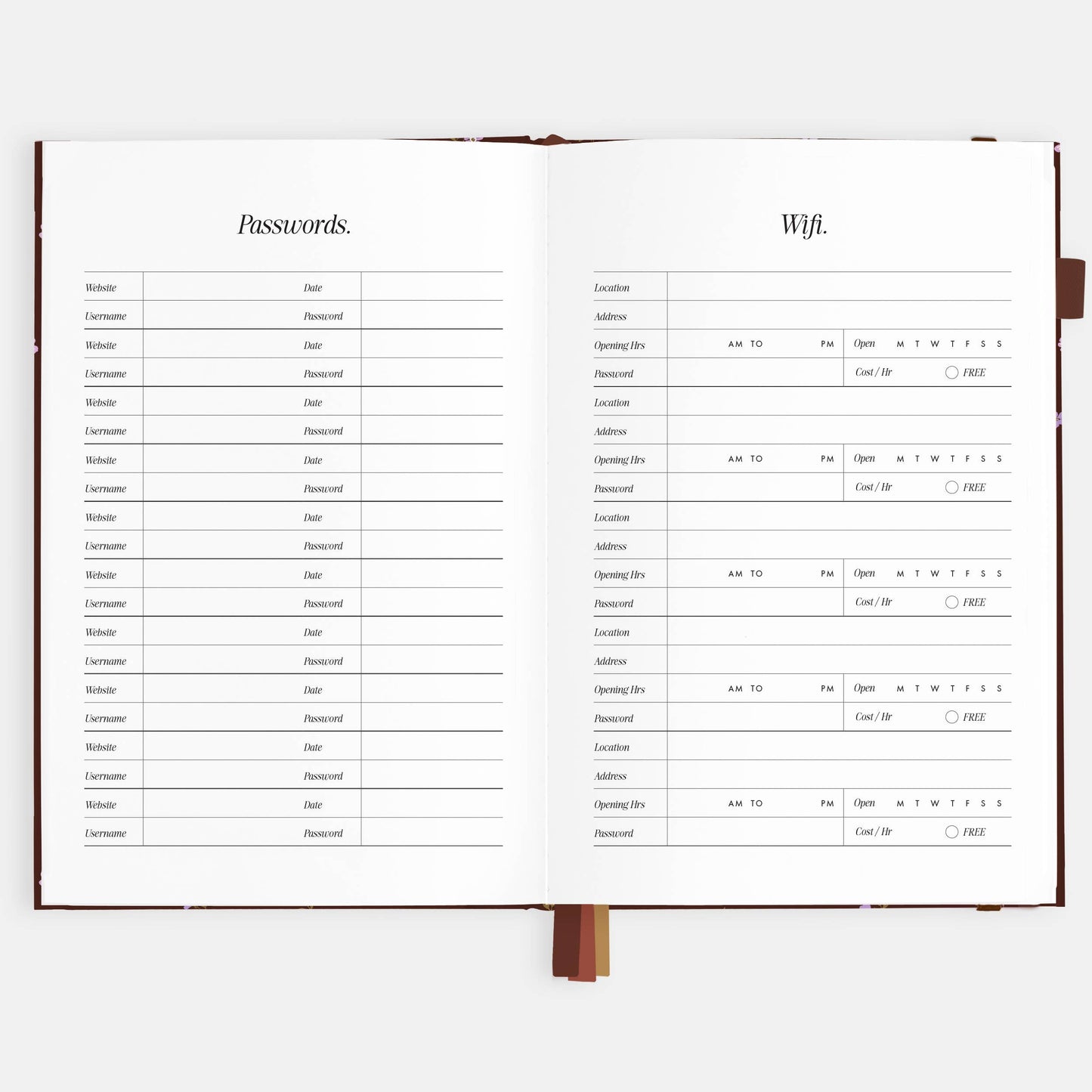 Fox & Fallow - 2026 Wisteria A5 Vertical Planner
