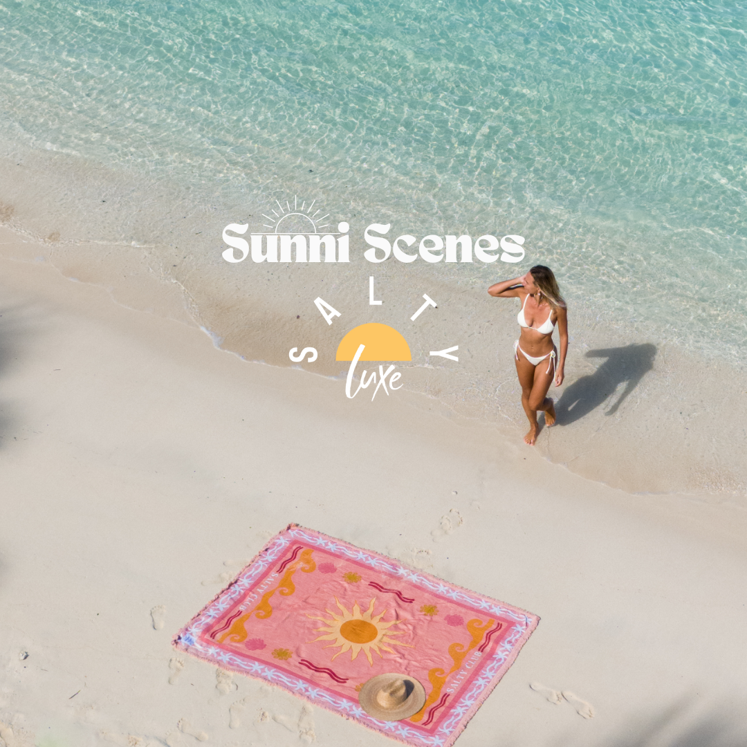 Sunni Scenes - Salty Luxe Travel Rug