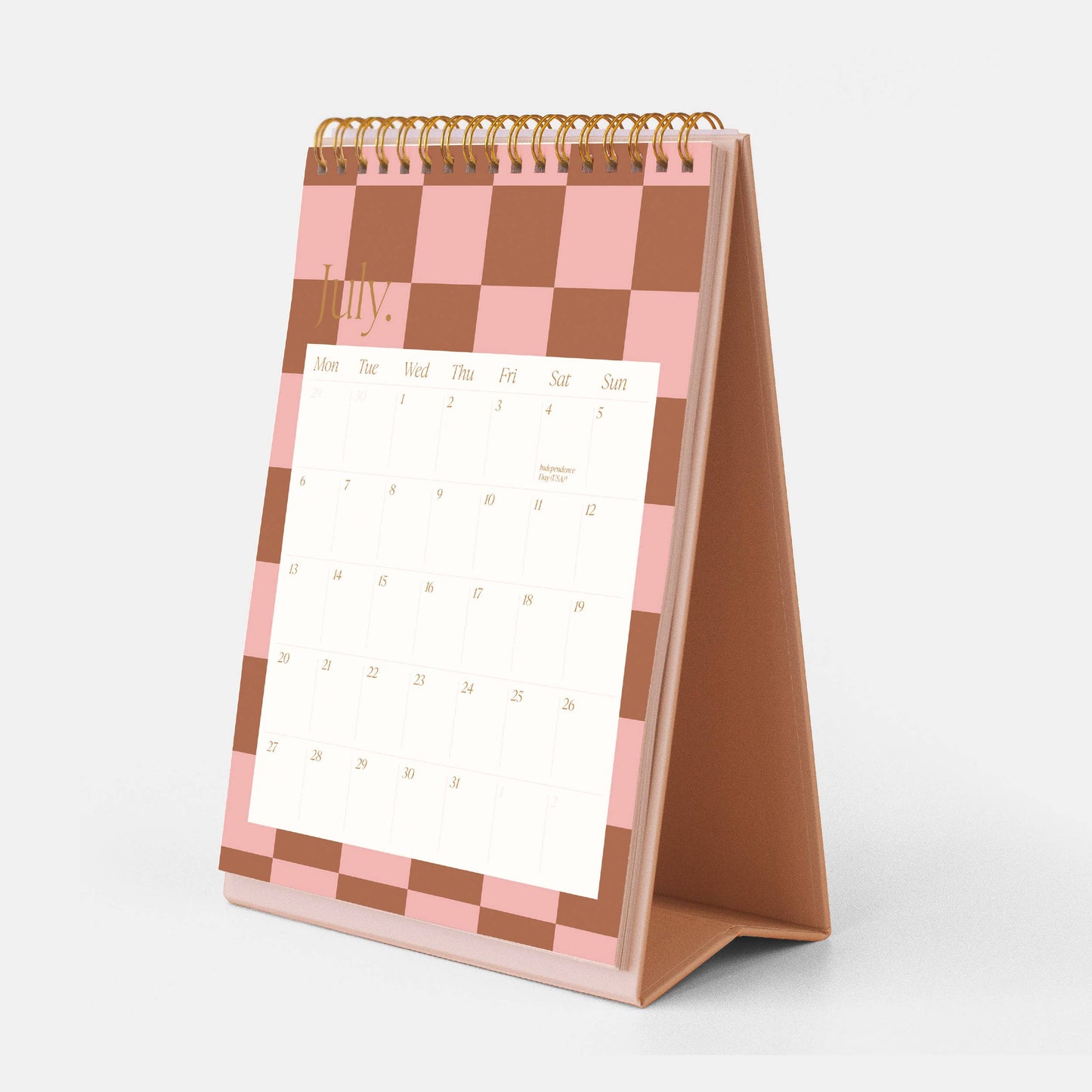 Fox & Fallow - 2026 Rose Check Desk Calendar