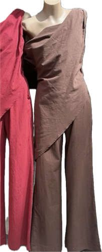 Morgan Off The Shoulder Top & Pants Set - Brown | By Frankie