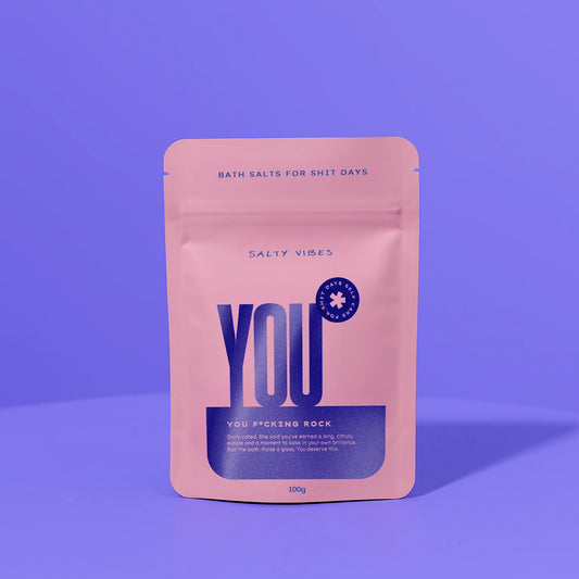 Salty Vibes Co - YOU (fucking rock) bath salts
