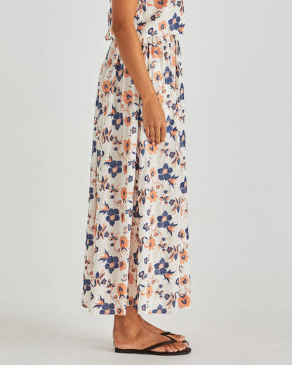 Luca Maxi Skirt - Floral Embroidery