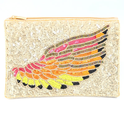 Beaded Zip Clutch | Anna Nova