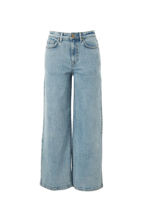Evie Wide Leg Jean - Vintage Blue