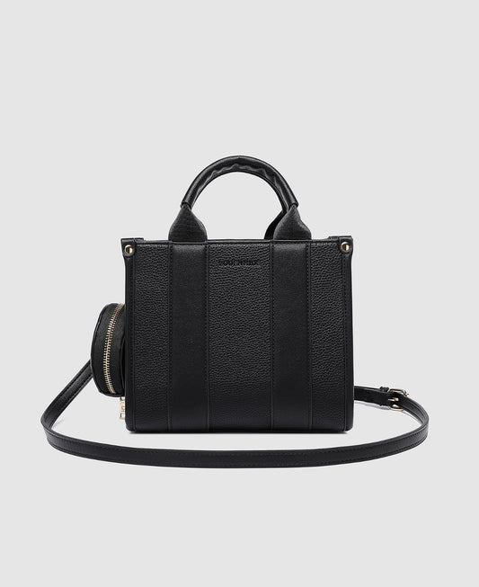 Manhattan Mini Tote Bag - Black | LOUENHIDE