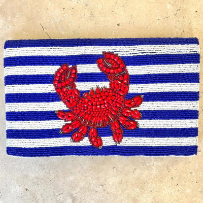 Beaded Zip Clutch | Anna Nova