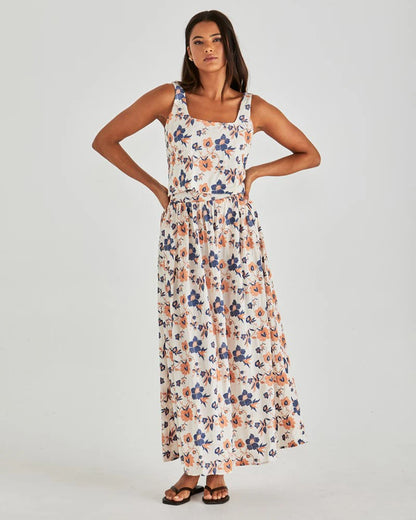 Luca Maxi Skirt - Floral Embroidery