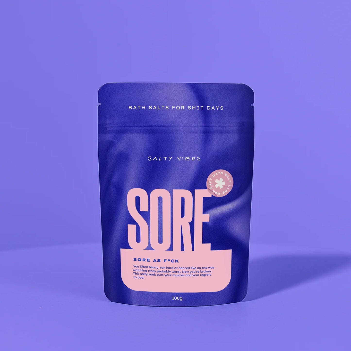 Salty Vibes Co - SORE (as fuck) bath salts