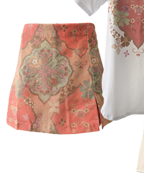 Melon Moon Shine Skort - Melon