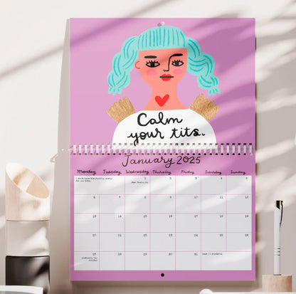 Sweary Affirmations 2025 Calendar |Disrupted Industries