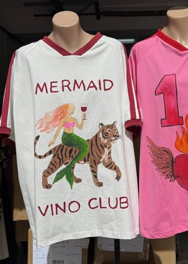 Jersey Tee T-Shirt - Mermaid Vino Club | By Frankie