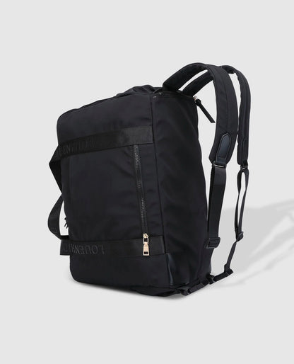 Jenn Nylon Travel Bag - Black | LOUENHIDE