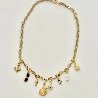 Bon Voage Charm Necklace | Sun Soul