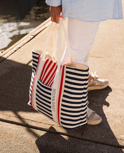 Sorrento Canvas Beach Bag | LOUENHIDE