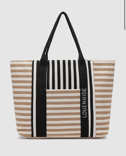 Sorrento Canvas Beach Bag | LOUENHIDE