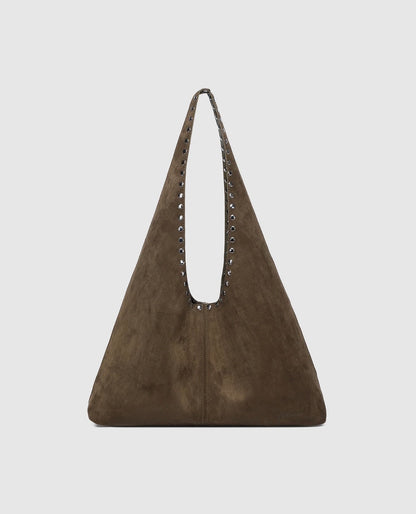 Hailey Suedette Shoulder Bag