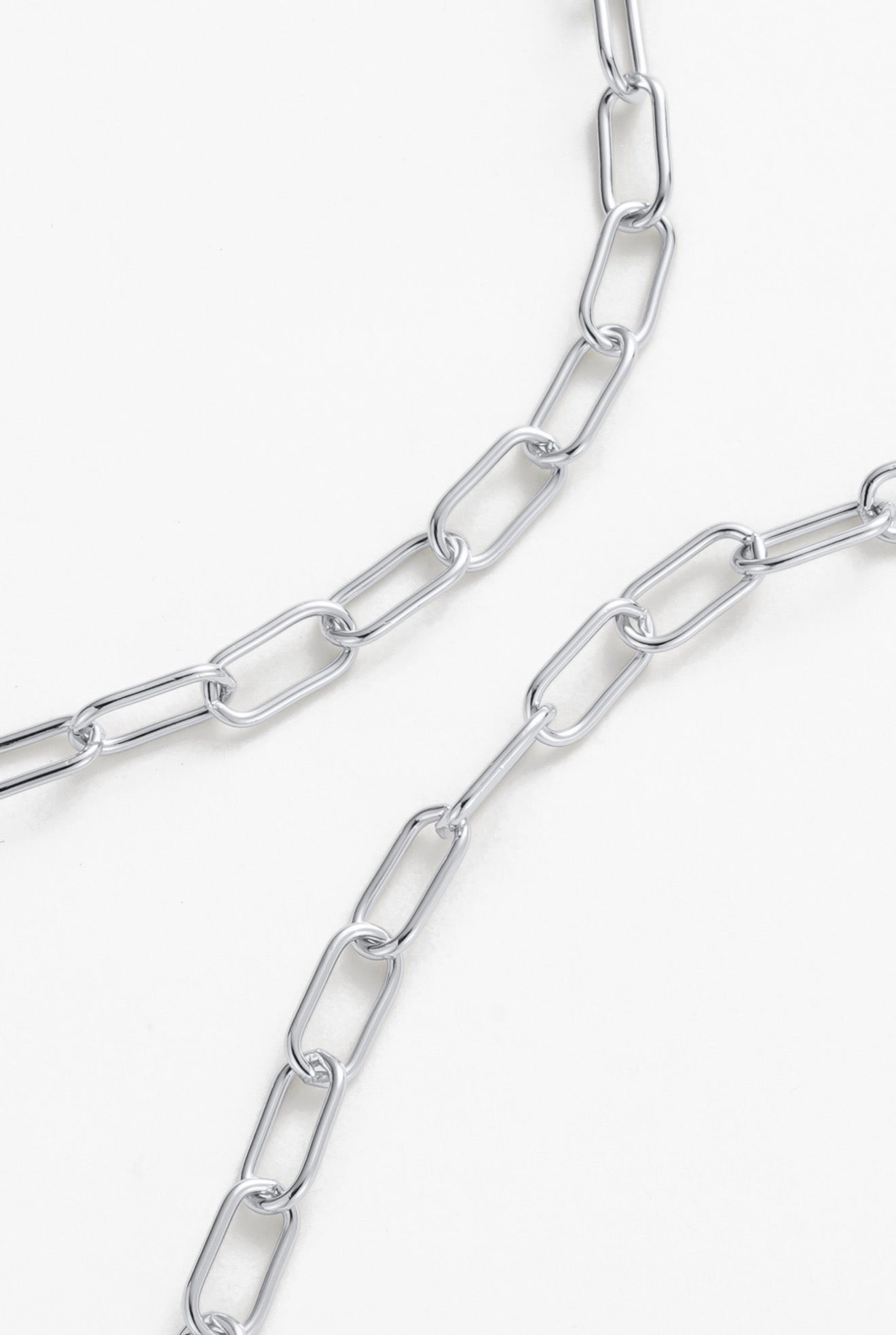 Ruby Necklace - Silver