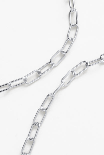 Ruby Necklace - Silver