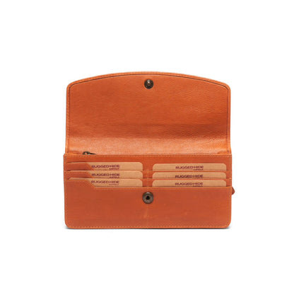 Millie Large Leather Ladies Wallet | Rugged Hide