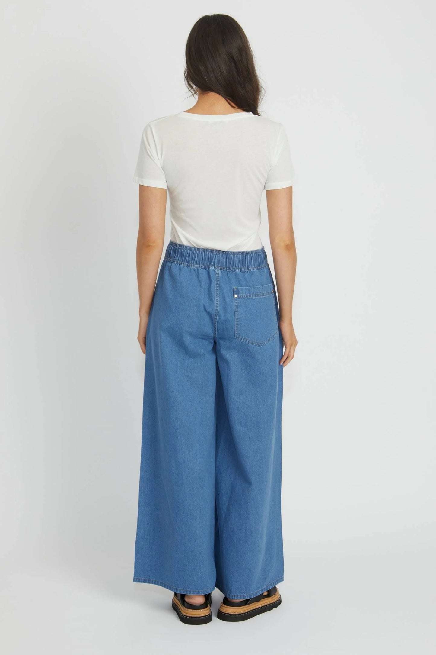Cleo Wide Leg Jeans - Vintage Blue