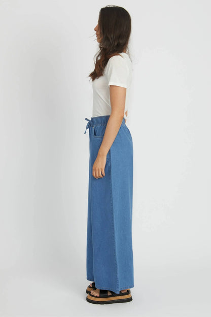 Cleo Wide Leg Jeans - Vintage Blue