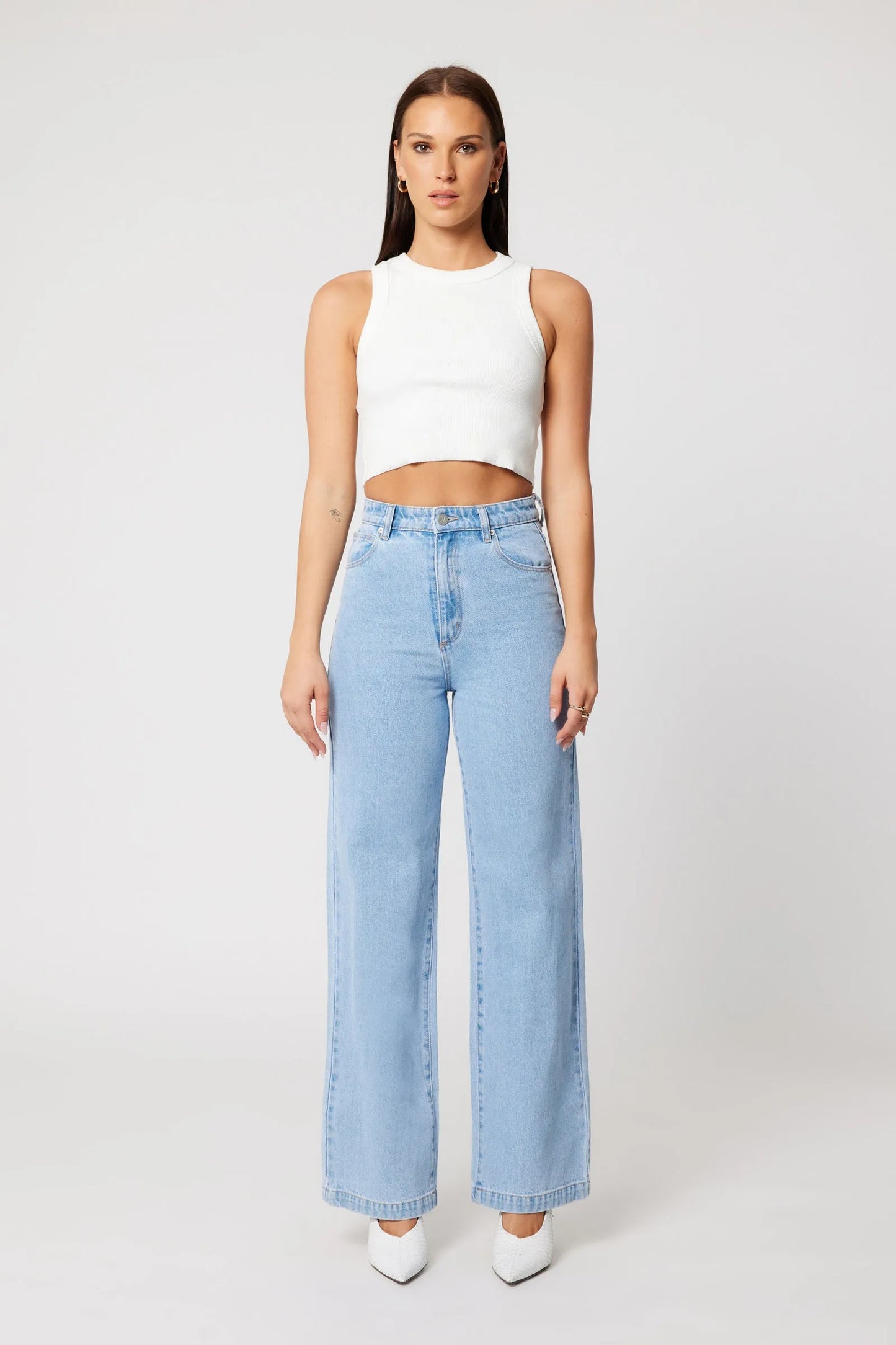 94 High & Wide Jean - Kendall Light Vintage Blue | ABRAND