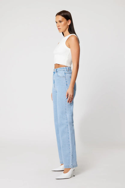 94 High & Wide Jean - Kendall Light Vintage Blue | ABRAND