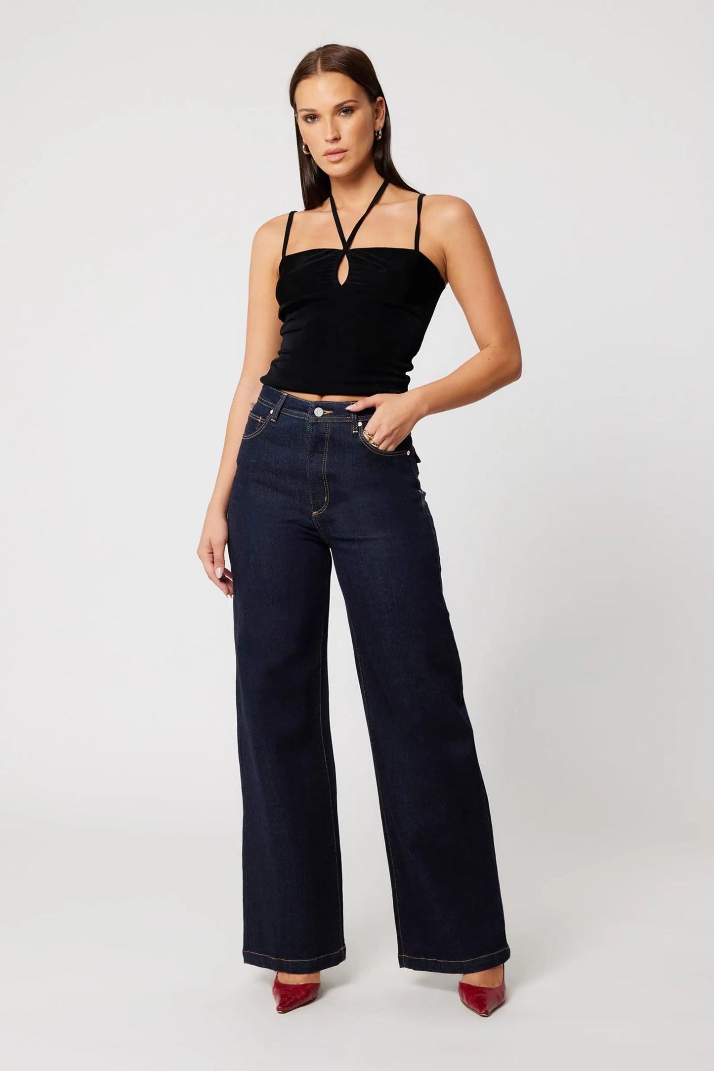 94 High & Wide Jeans - Richie Dark Blue