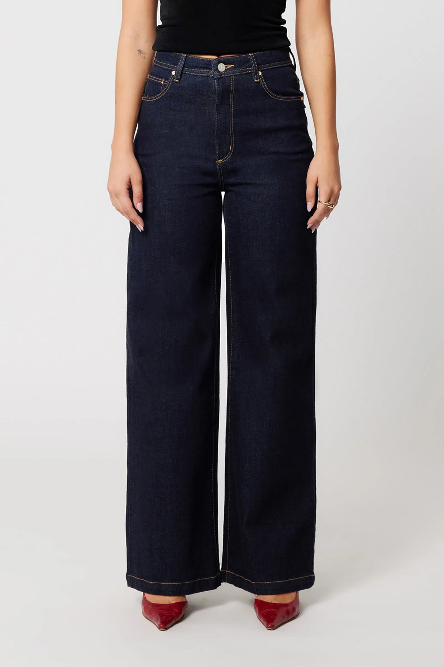 94 High & Wide Jeans - Richie Dark Blue