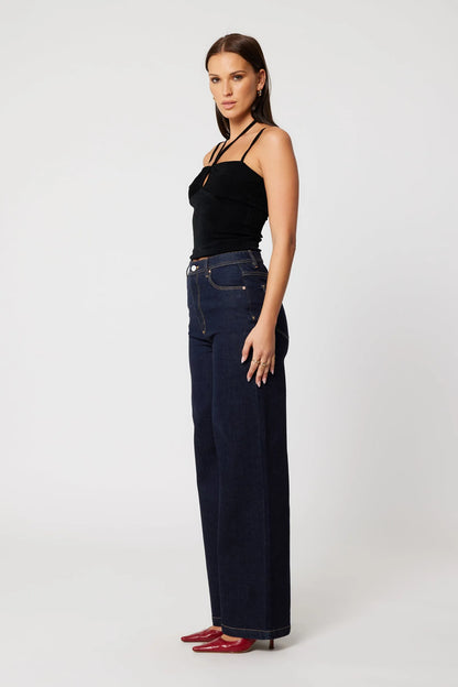 94 High & Wide Jeans - Richie Dark Blue