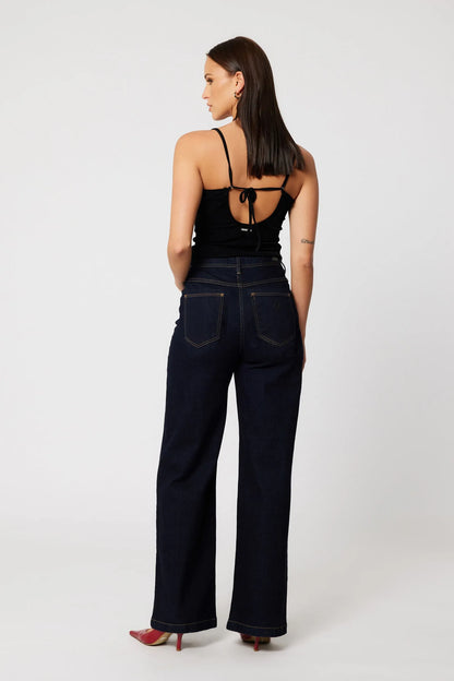94 High & Wide Jeans - Richie Dark Blue