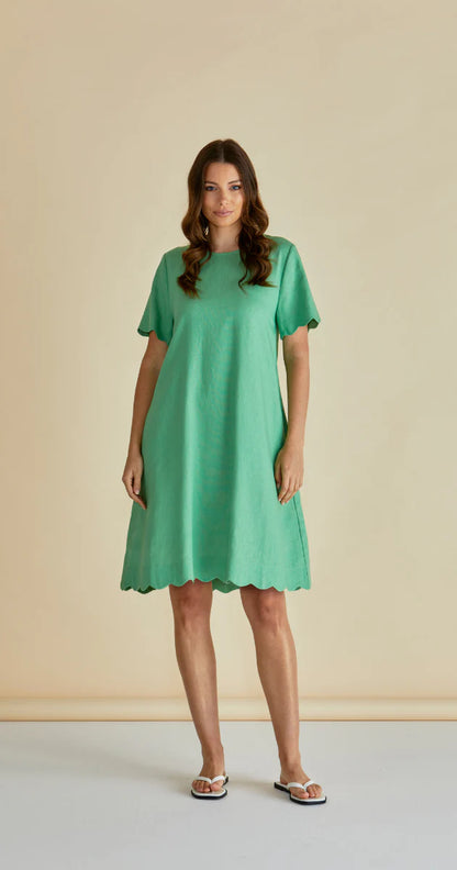 Dawn Shift Dress - Green