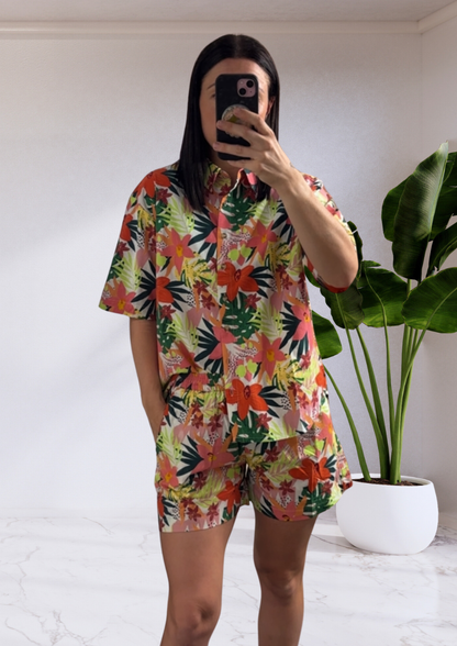Nala By Joop & Gypsy Shirt & Shorts Set - XMAS Tropical