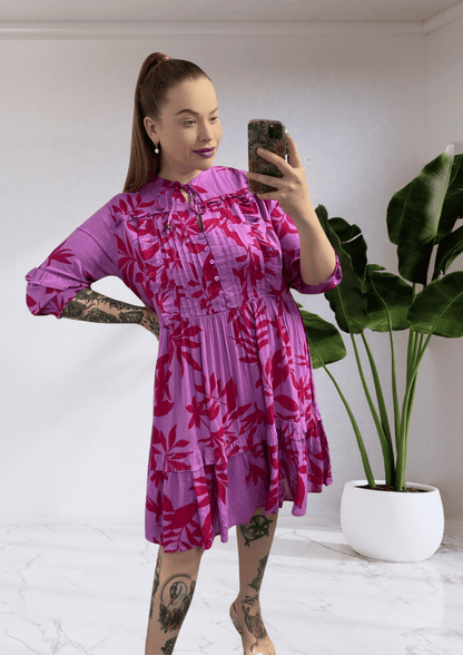 Kelly By Joop & Gypsy Mini Dress - Purple