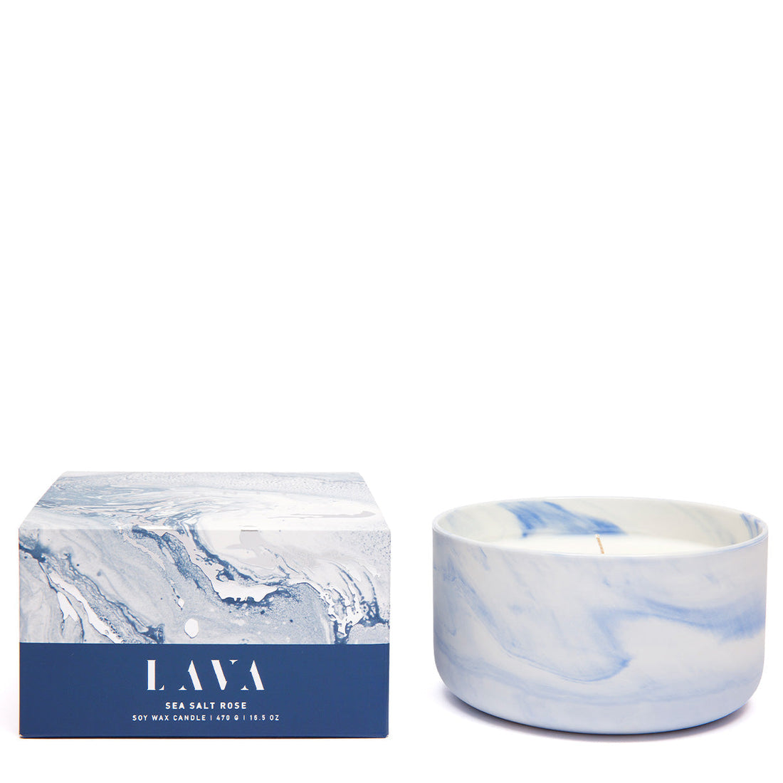 LAVA Sea Salt Rose Candle - 470G