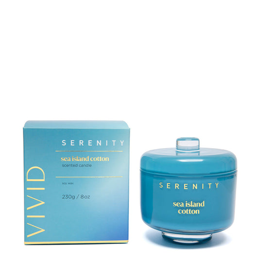 SERENITY SEA ISLAND COTTON 230G CANDLE