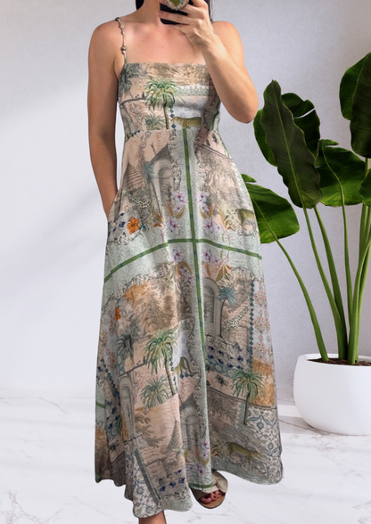 Tia Maxi Dress Green