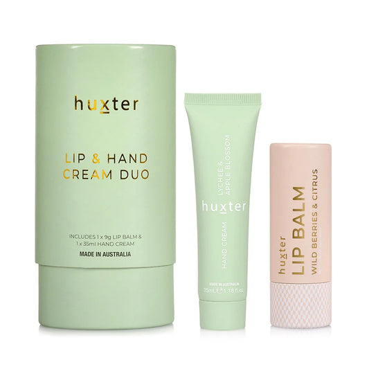 Lip Balm & Hand Cream Duo Gift Set | HUXTER