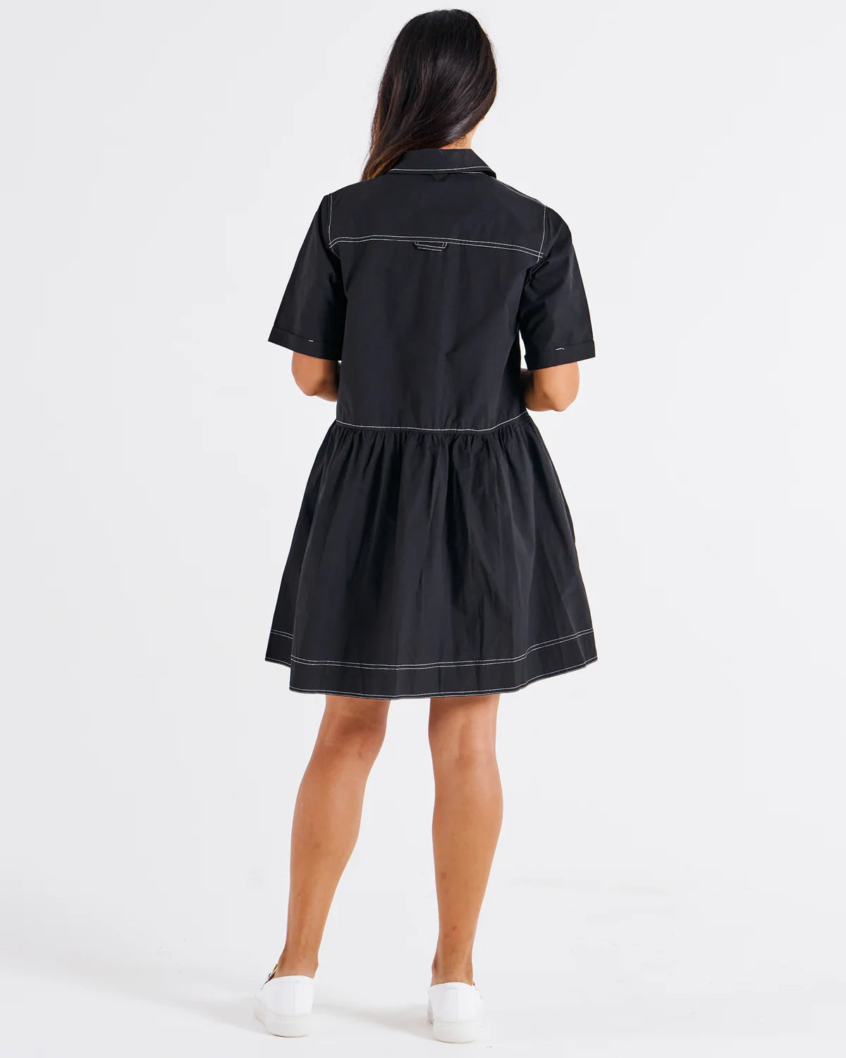 Denver Cotton Dress - Black