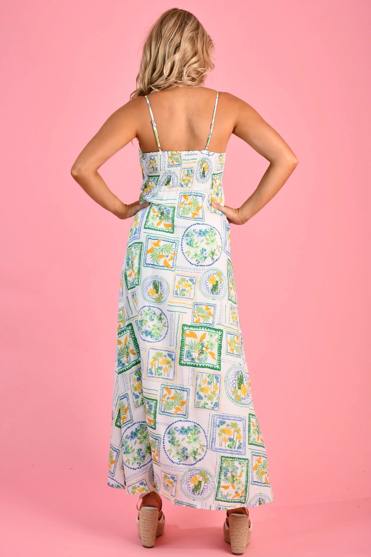 Bardot Spaghetti Strap Maxi Dress - Little Italy