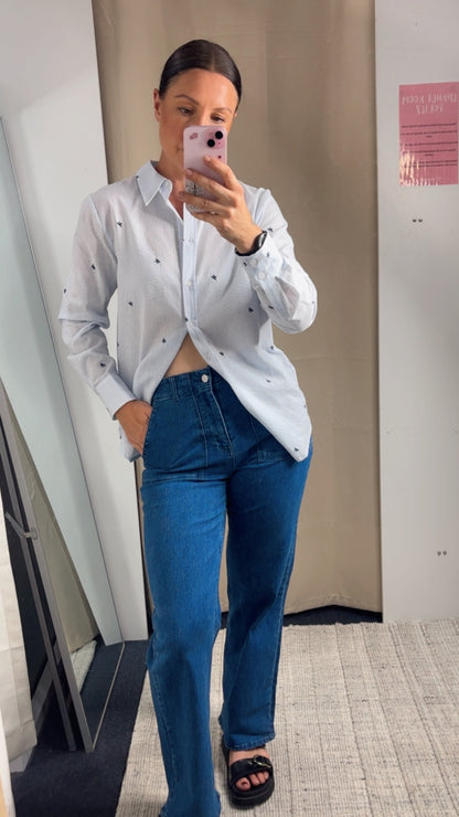 Relax Worker Jean - Vintage Blue