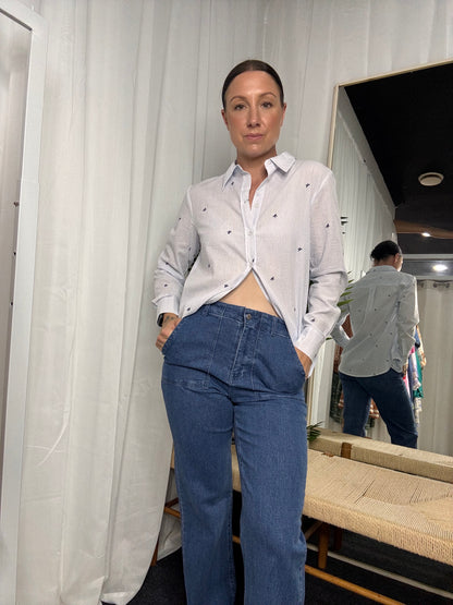 Relax Worker Jean - Vintage Blue