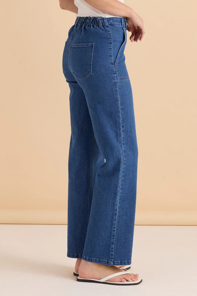 Relax Worker Jean - Vintage Blue