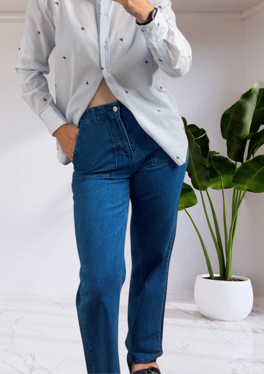 Relax Worker Jean - Vintage Blue