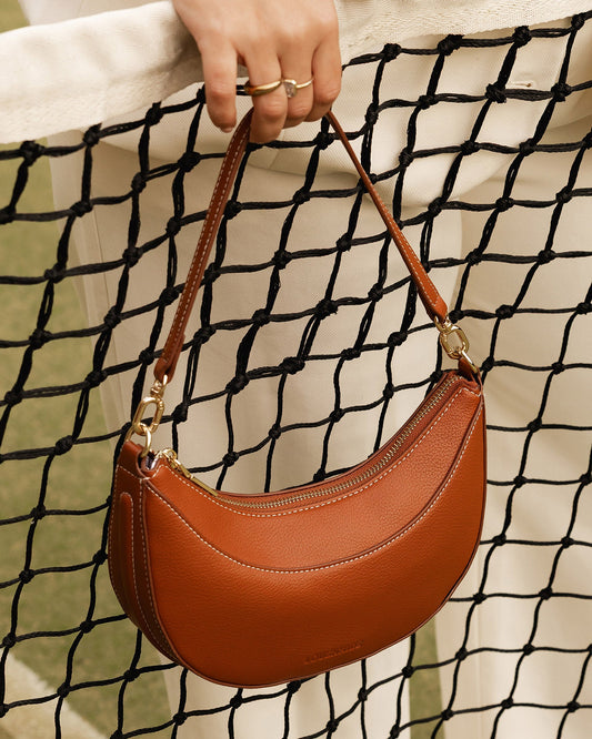 Claudia Shoulder Bag - Tan