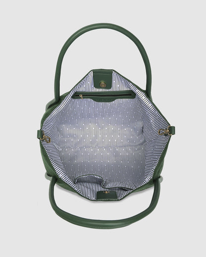 Sutton Suedette Shoulder Bag | LOUENHIDE