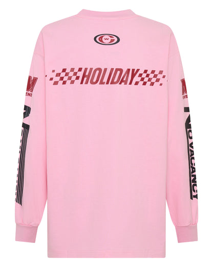SIGNATURE MOTO TEE PINK