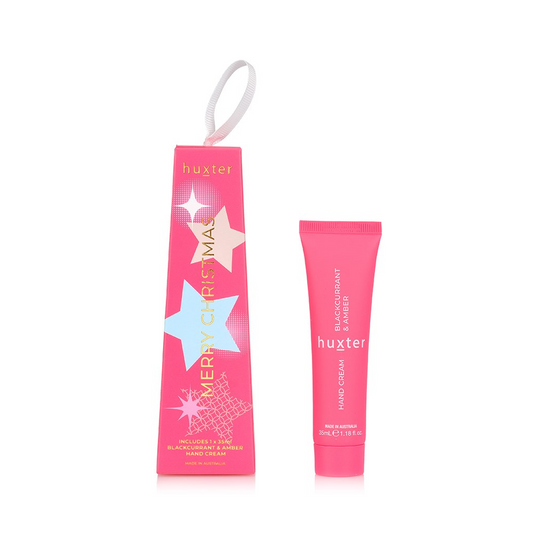 Hanging Hand Cream 35ml Blackcurrant & Amber 35ml | HUXTER