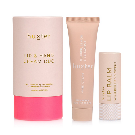 Lip Balm & Hand Cream Duo Gift Set | HUXTER