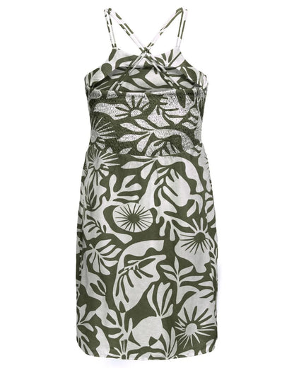 ONLJAKIRI Linen Mini Dress - Khaki